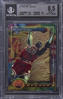 1993-94 Topps Finest #1 Michael Jordan – BGS NM-MT+ 8.5